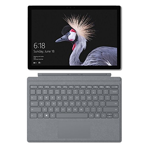 Image of Microsoft Surface Pro (Intel Core i5, 8GB RAM, 128GB) with Platinum Type Cover Bundle (Renewed)