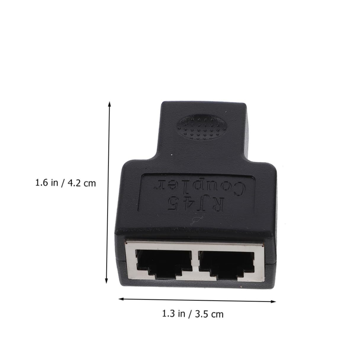 jojofuny Ethernet Cable Splitter 1 to 2 Port Network Adapter Cable Splitter for Home Office