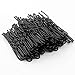200Pcs 2.4 & 2 Inchs U Shaped Hair Pins Bun Hair Pins Bun Bobby Pins With Storage Box for Women Girls and Hairdressing Salon (Black)