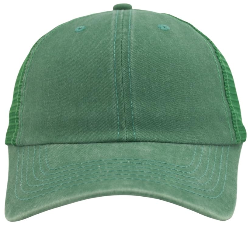 Image of Vintage Washed Snapback Baseball Hat for Men Women, Unstructured Cotton Crown /Soft Mesh /Flexible Visor /Foldbale for Pocket