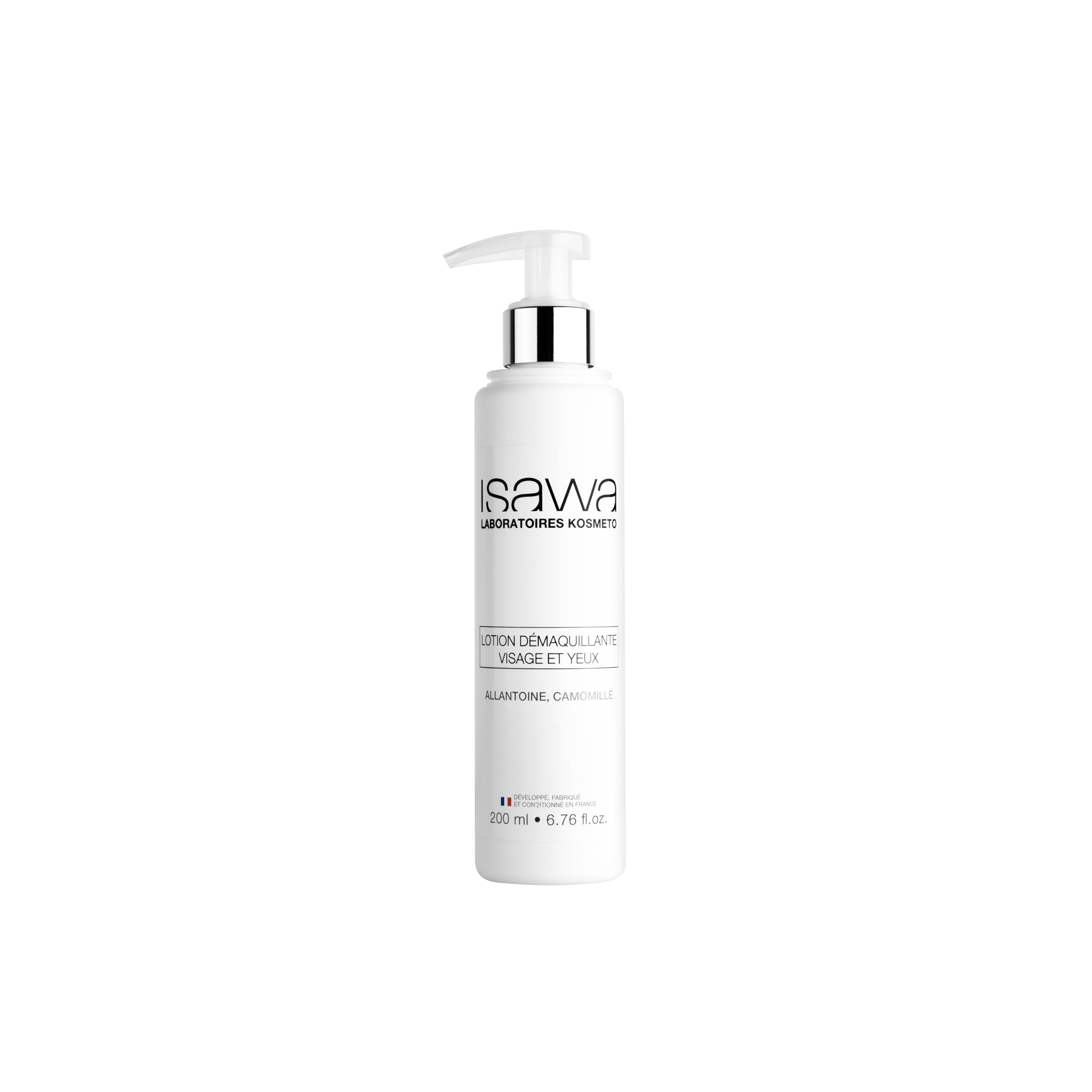 Lotion Démaquillante Visage et Yeux, 200 ml, Tous Types de Peaux, à l’Aloe Vera, Camomille & Allantoïne