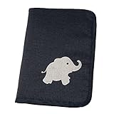 luxdag Wickeltasche mit Reißverschluss (Farbe & Motiv wählbar) - Windeltasche für unterwegs mit Fächern für Windeln & Feuchttücher