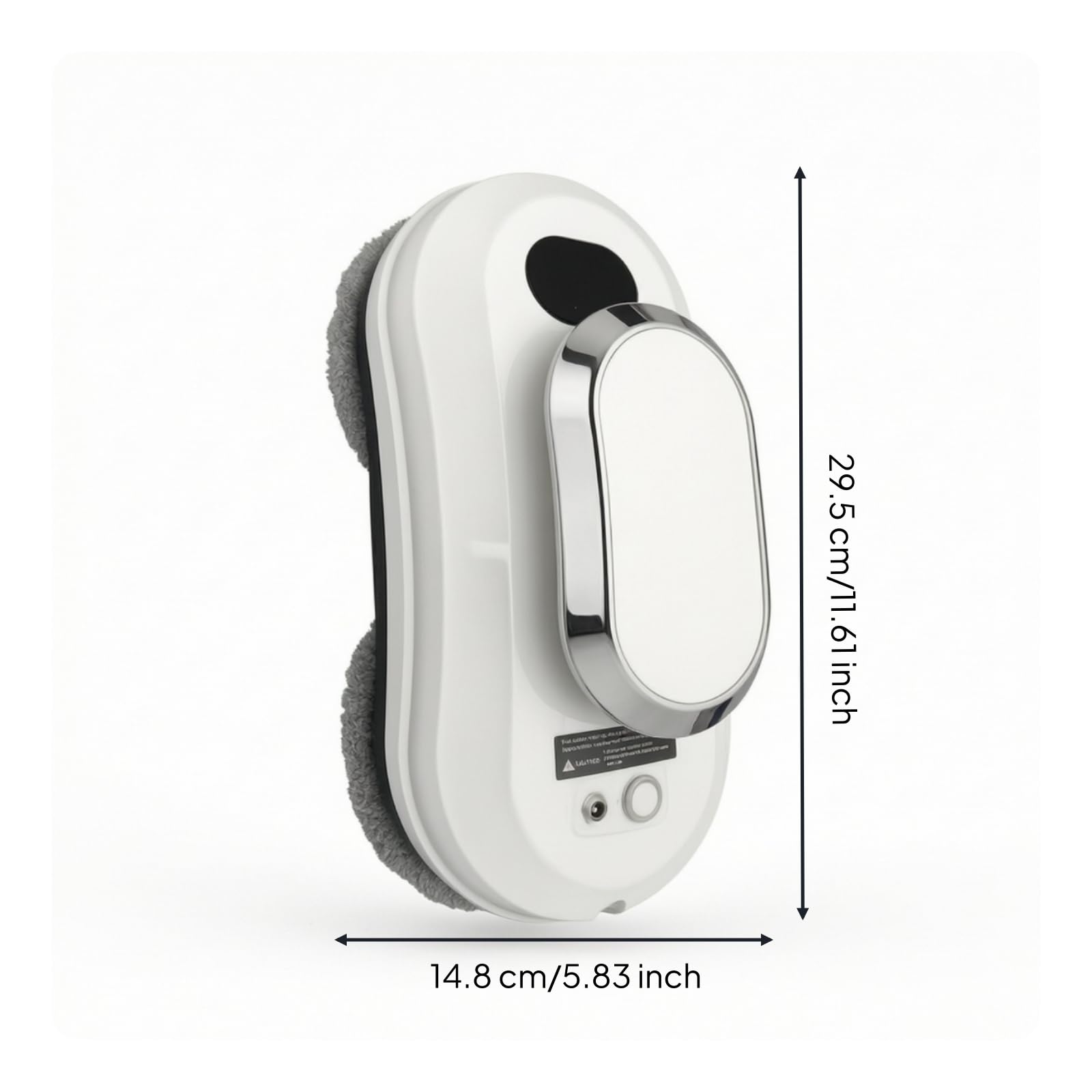 Robot Lavavetri Automatico Pulitore Finestra Detergente Vetro Aspiratore Vetro Struttura con Cuscinetti in Kit Alimentazione Incluso
