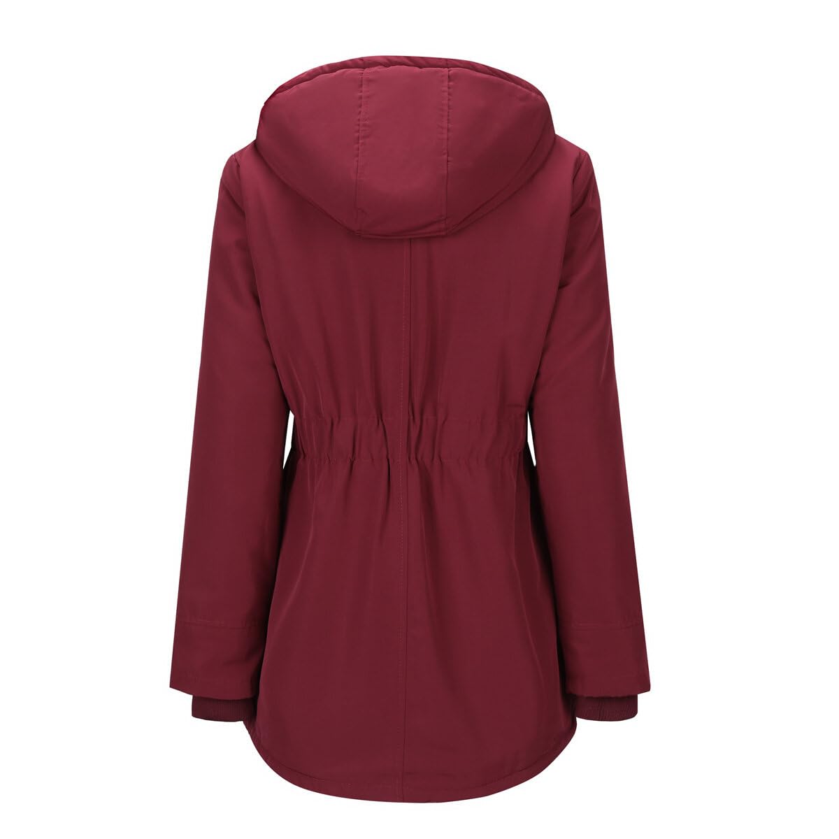 YYNUDA Femme Hiver Parka à Capuche Manteau Hiver Chaud à Capuche Veste Long
