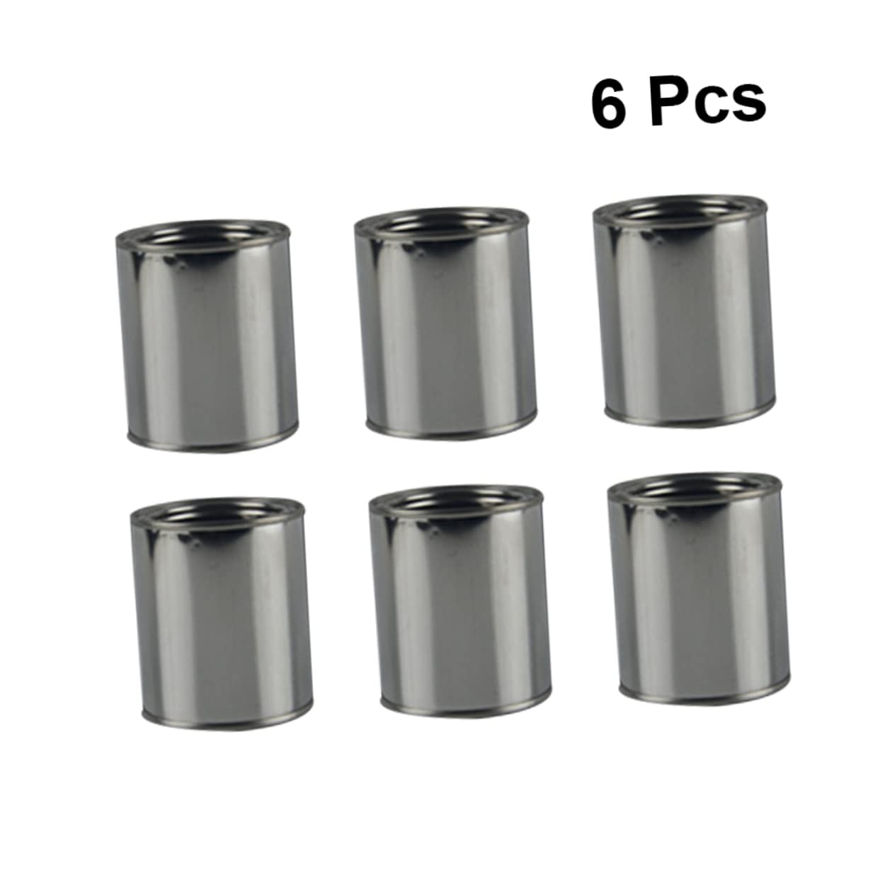 EXCEART 6pièces Boîtes De Peinture Rondes Fer Contenants Pratiques pour Stockage Inks Et