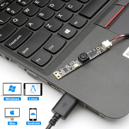 Module caméra USB 8 MP SVPRO avec micro intégré pour PC Windows et Mac OS - 2