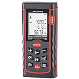 FREEMANS PRO-L60 Professional Laser Distance Meter 60m With Area, Volume, Pythagorean Measurement and Self-Calibration Function, Carry Bag and Batteries Included, Best Suitable for Indoor Measurements