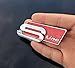 TK-KLZ 2Pcs 3D Metal S Line Car Side Fender Rear Trunk Emblem Badge Decals for ALL Model Audi S Line S3 S4 S5 S6 S7 S8 A1 A3 RS3 A4 A5 A6 A7 RS7 A8 Q3 Q5 Q7 R8 TT (Red)