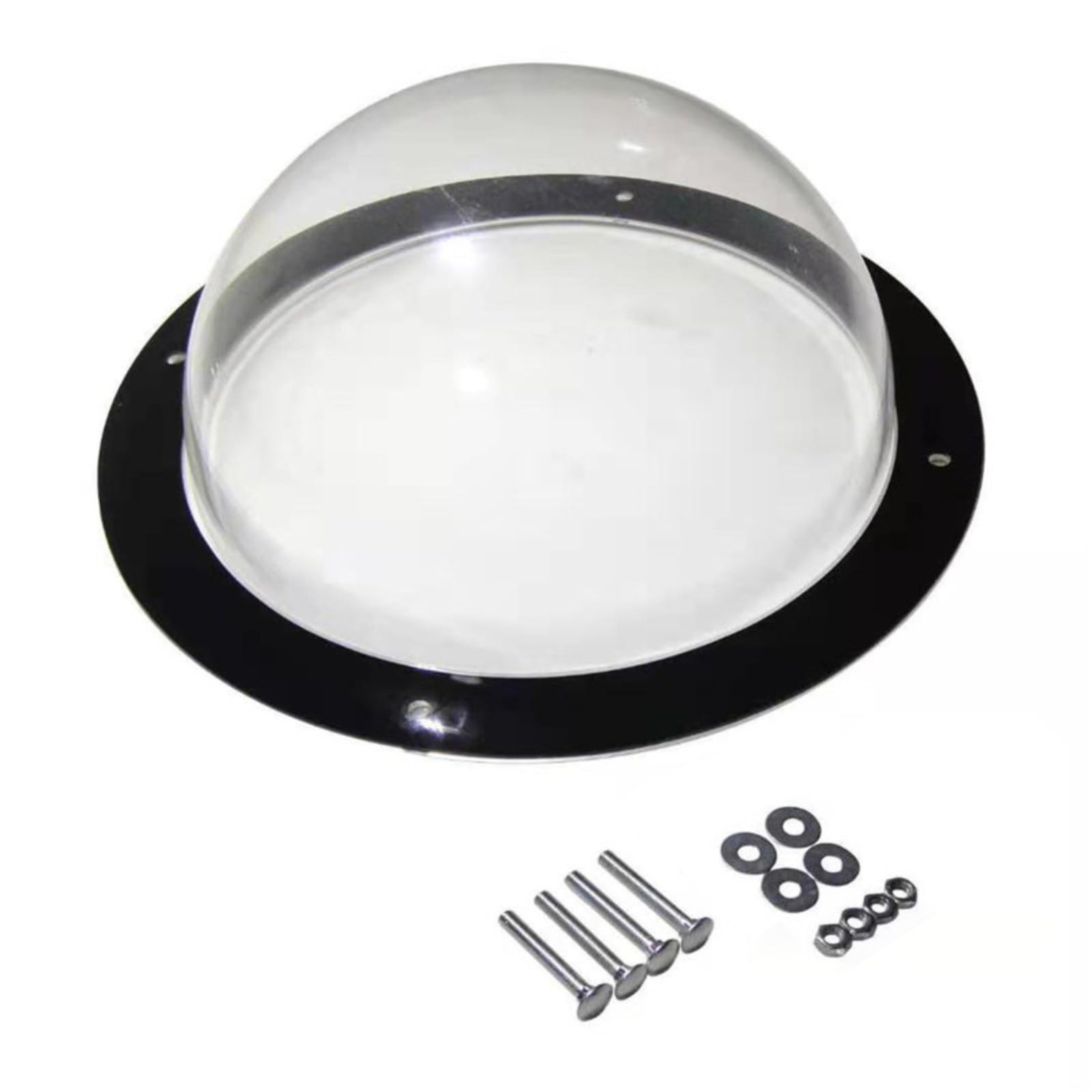 Hublot pour chien, clôture à bulles pour chiens, fenêtre dôme en acrylique, fenêtre de clôture pour chien pour animaux de compagnie, vue dégagée, aboiement réduit pour clôture de jardin, maison pour