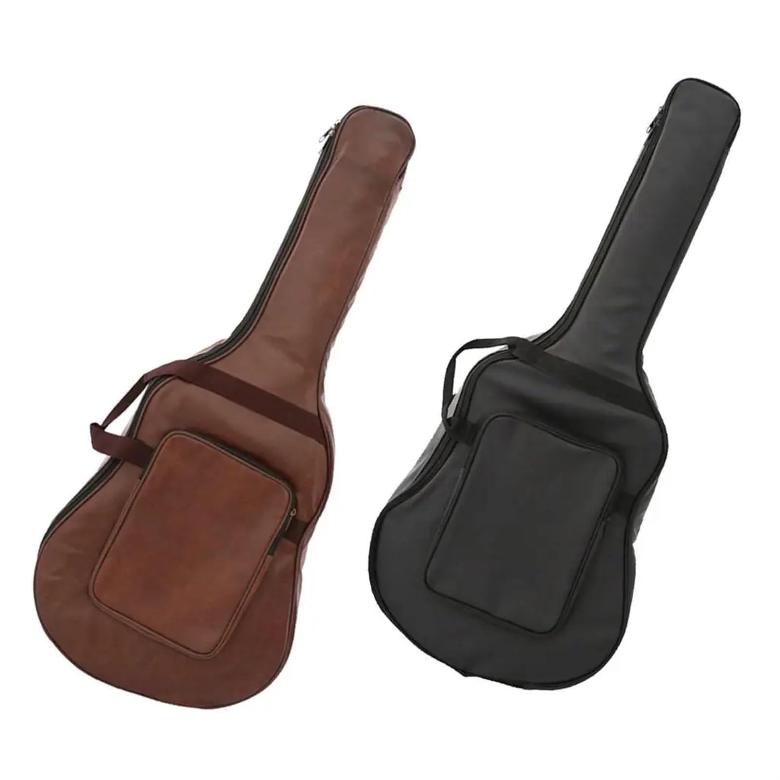 Funda de Guitarra Estuche Blando de Cuero PU for Guitarra acústica clásica de 40'' y 41''(Black)