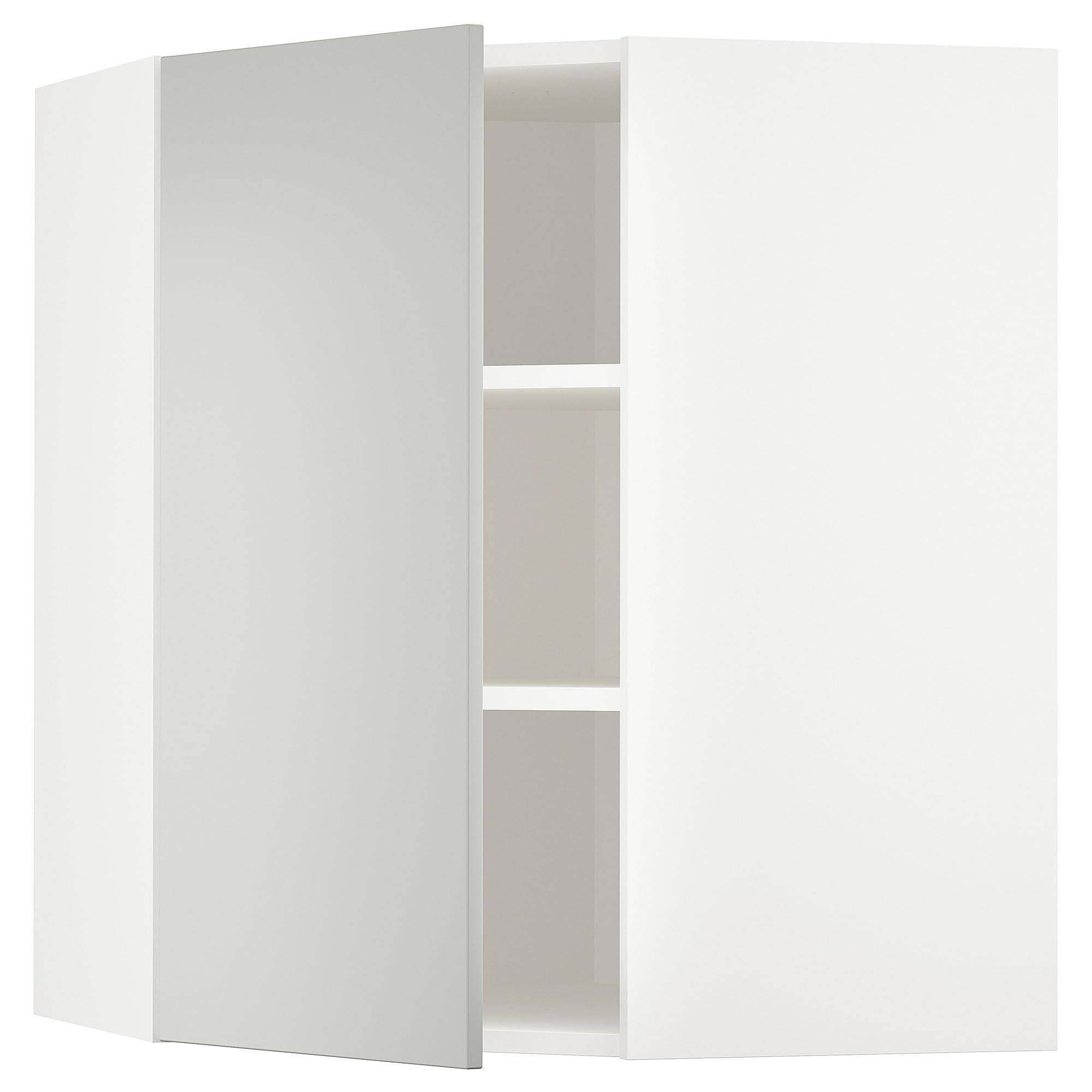 Meuble d'angle mural METOD pour gagner de la place dans les coins de cuisine