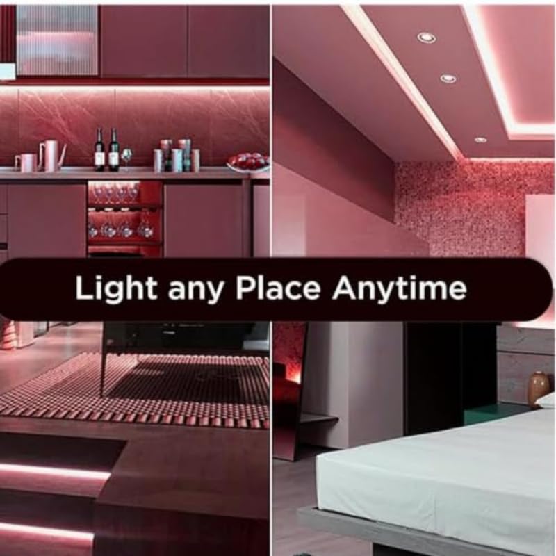 Image of Vespa 5 Meter Waterproof LED Strip Light White - Energy Saving Rope Light for False Ceiling, Room Decor, Diwali, Christmas & Home Decoration