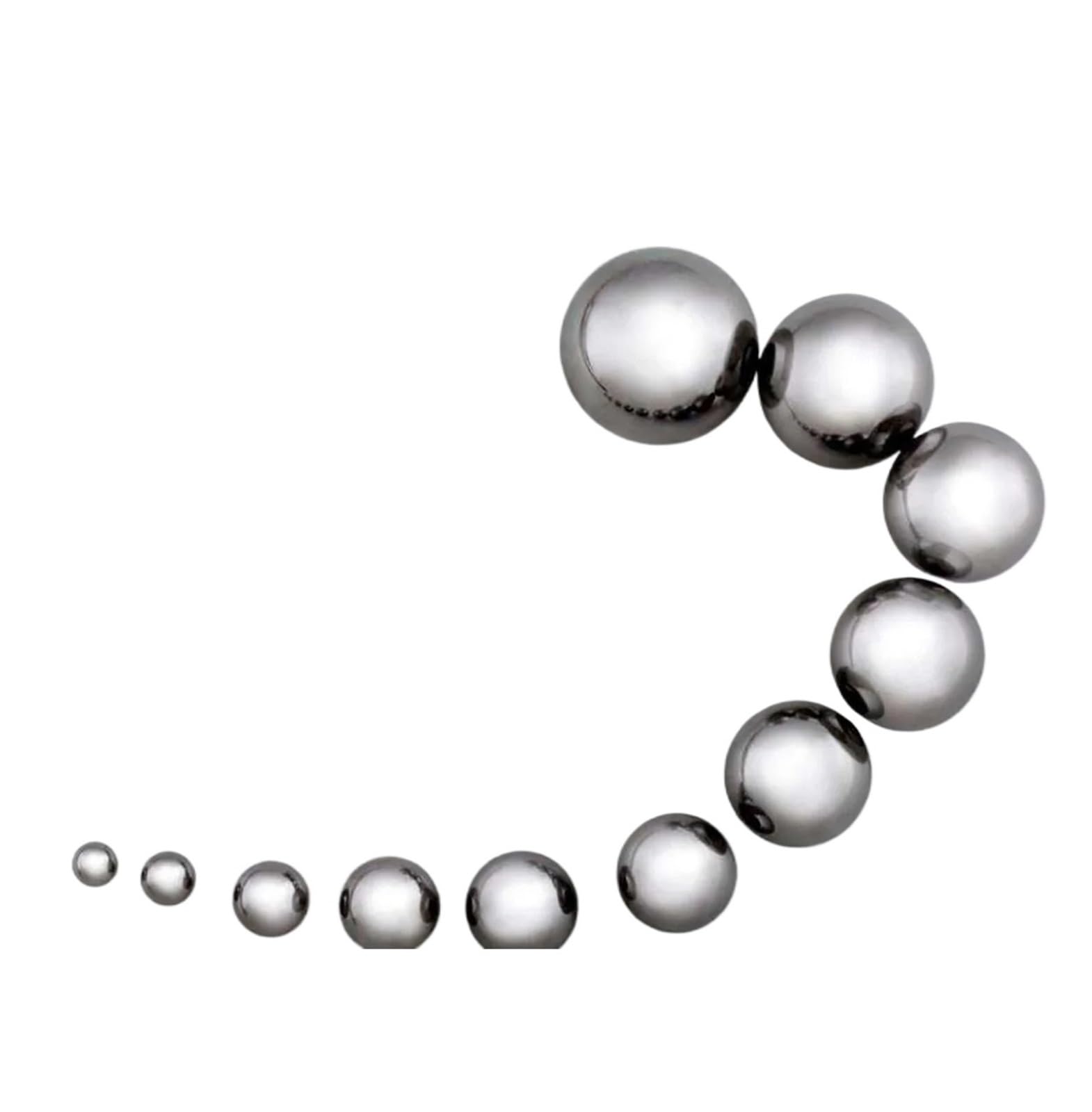 Bola de acero inoxidable 1 Uds. Bola de acero inoxidable sólida 440C diámetro 20.638mm 25,4mm 30mm 40mm 50mm 60mm cuentas redondas lisas(45mm)