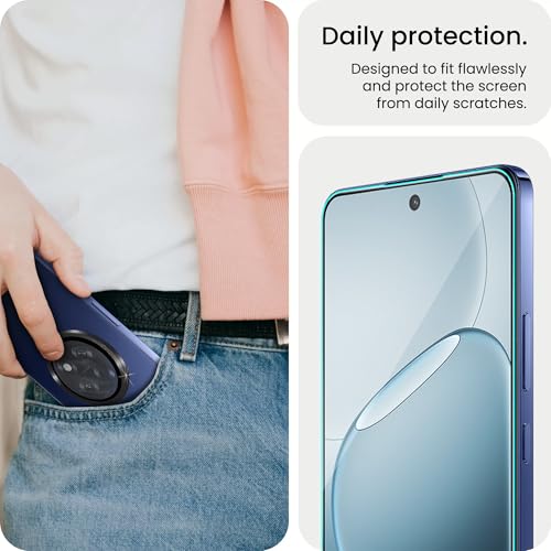 Image of ArmourPro Edge to Edge Tempered Glass for Oppo F31 Pro Plus with Black Camera Ring Guard, 9H Screen Protector, Anti-Scratch, Anti-Fingerprint, Bubble-Free Installation Kit
