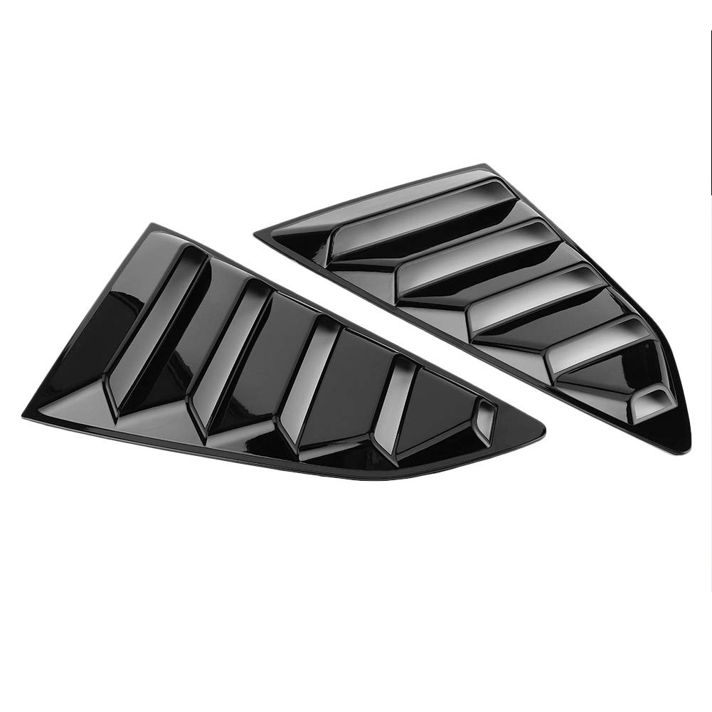 Persiennes de fenêtre noire brillante pour Camaro 2016-2020 couvercle de ventilation latérale