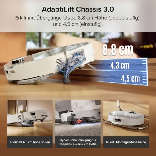 roborock Saros 20 Neo Saugroboter mit Wischfunktion, 36.000 Pa Saugkraft – Ansicht 2