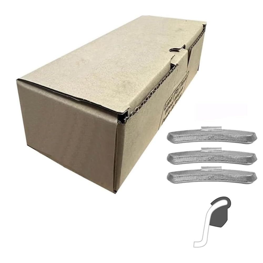 Generic LT1 Series Uncoated Lead Clip-On Wheel Weights (1 oz - 25 Pack)