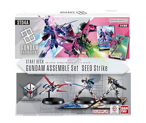 Gundam Shopee Ph Best Selling Boots: Top Picks! 14 Gundam Card Game Assemble Starter Set - Seed Strike (ST04A) (Japanese) - 50 Cards, 3 Gundam Minis