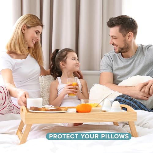 Image of Bare Home Premium Pillow Protectors - King Size (2 Pack) - Premium 100% Waterproof & Breathable - Cooling - Vinyl Free Hypoallergenic - 10 Year Warranty (King Size, Pack of 2)