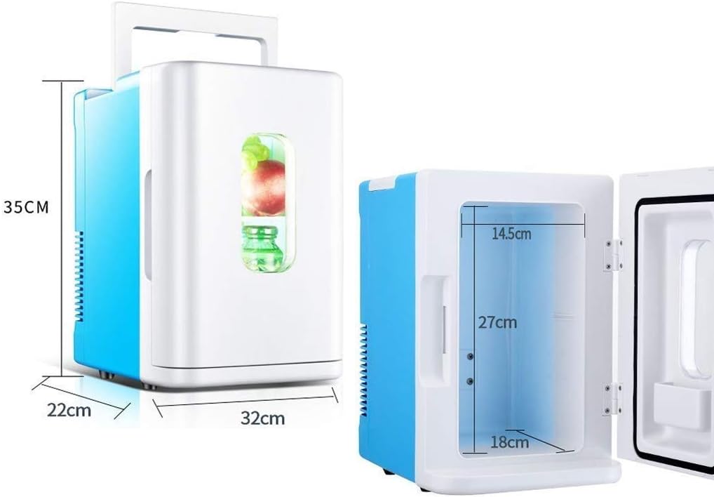 Beverage Cooler and Refrigerator, Small Mini Fridge with Glass Door, for Soda Beer or Wine, Capacity, Stainless Steel(D)