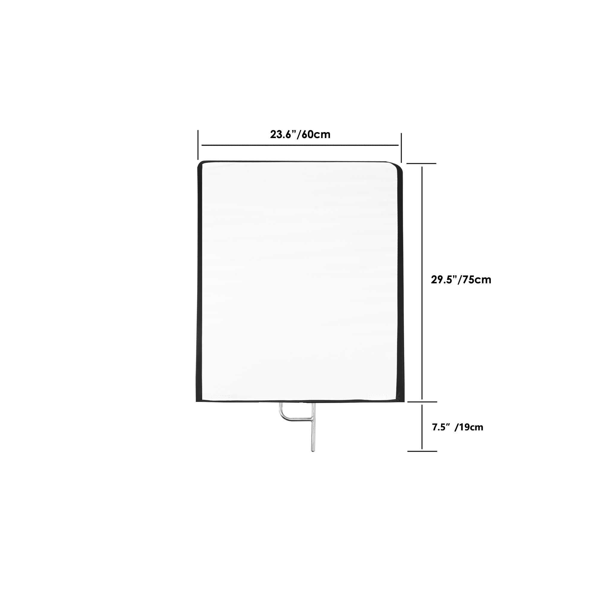 Kit per fotografia, riflettore di luce, 60 x 75 cm, diffusore 4 in 1 oro/argento/nero/bianco e diffusore traslucido, telaio pieghevole in acciaio inossidabile