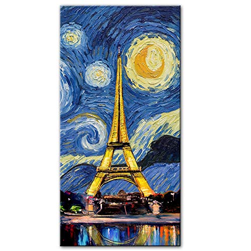 Tableau Nuits étoilées impression sur toile 50x100 cm solution idéale pour habiller un grand mur