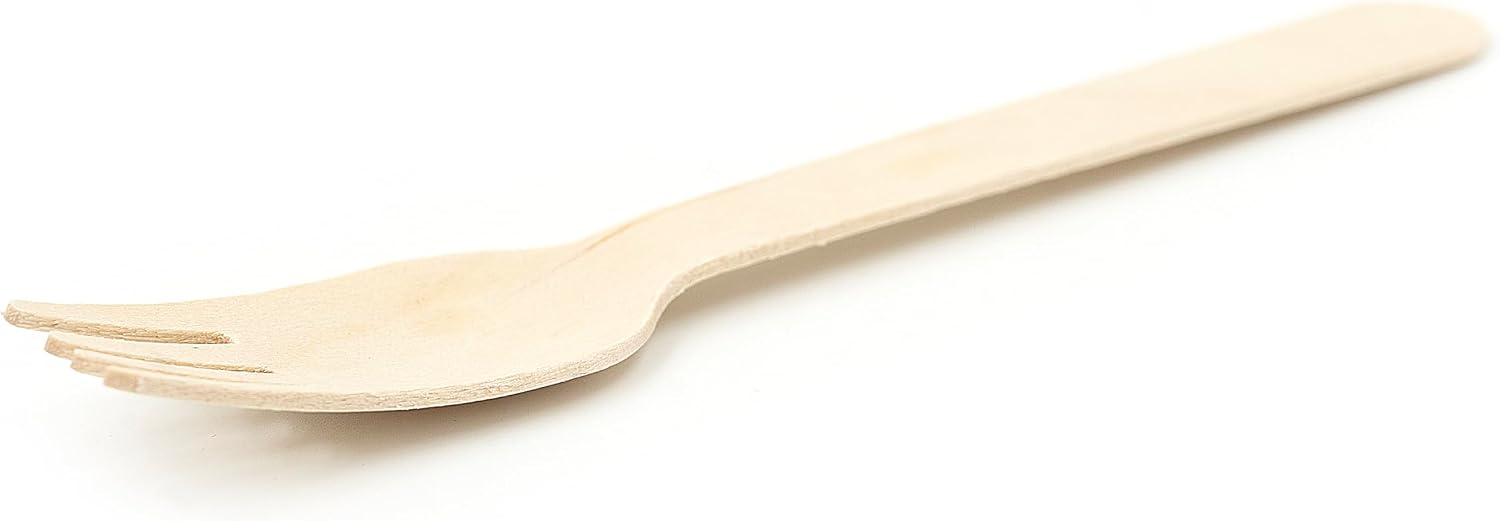 6.3" Wooden Spork, 1000 CT