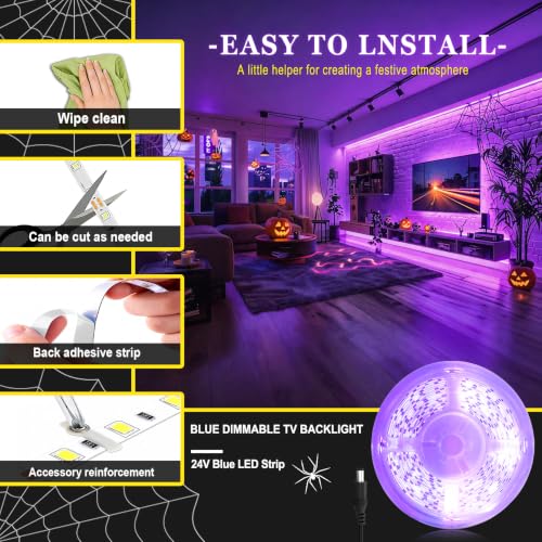 Image of Purple 50 FT LED Lights Strip