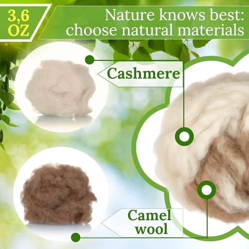 Image of Hummingbird Nesters Bird Nesting Material Holder for Wild Birds Humming Bird House Materials Gifts for Bird Watching Nature Lovers Refillable Outdoor Bird Station (Wool Nesting Material)