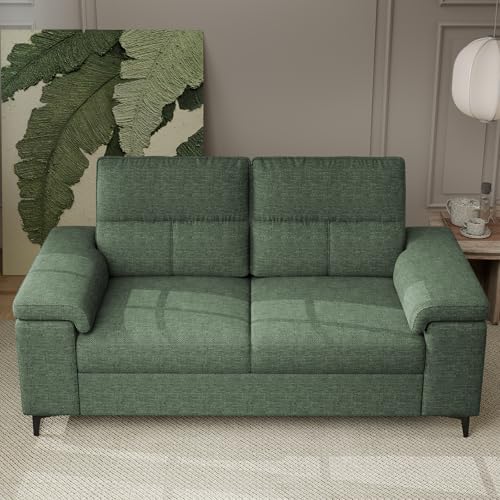 Image of Upvilla 71.25 inch Modern Sofa Couch Deep Seat Sofas for Living Room(Green)