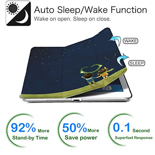 Image of DuraSafe Cases For iPad 2015 Mini 4th Gen Case A1538 MK6K2HN /A MK6J2HN /A MK6L2HN /A A1550 MK9J2HN /A MK9H2HN /A MK9G2HN /A MK9P2HN /A MK9Q2HN /A MK9N2HN /A MK882HN /A MK862HN /A MK872HN /A MK8C2HN /A - Night Sky