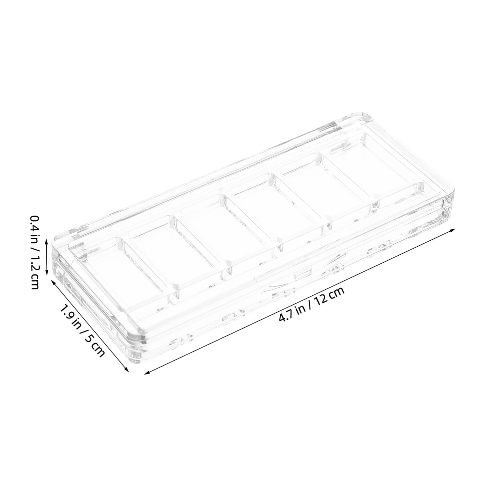 ARTSEWPLY Travel-friendly Makeup Palette Eyeshadow Blush Concealer Palette Tray for Daily Use