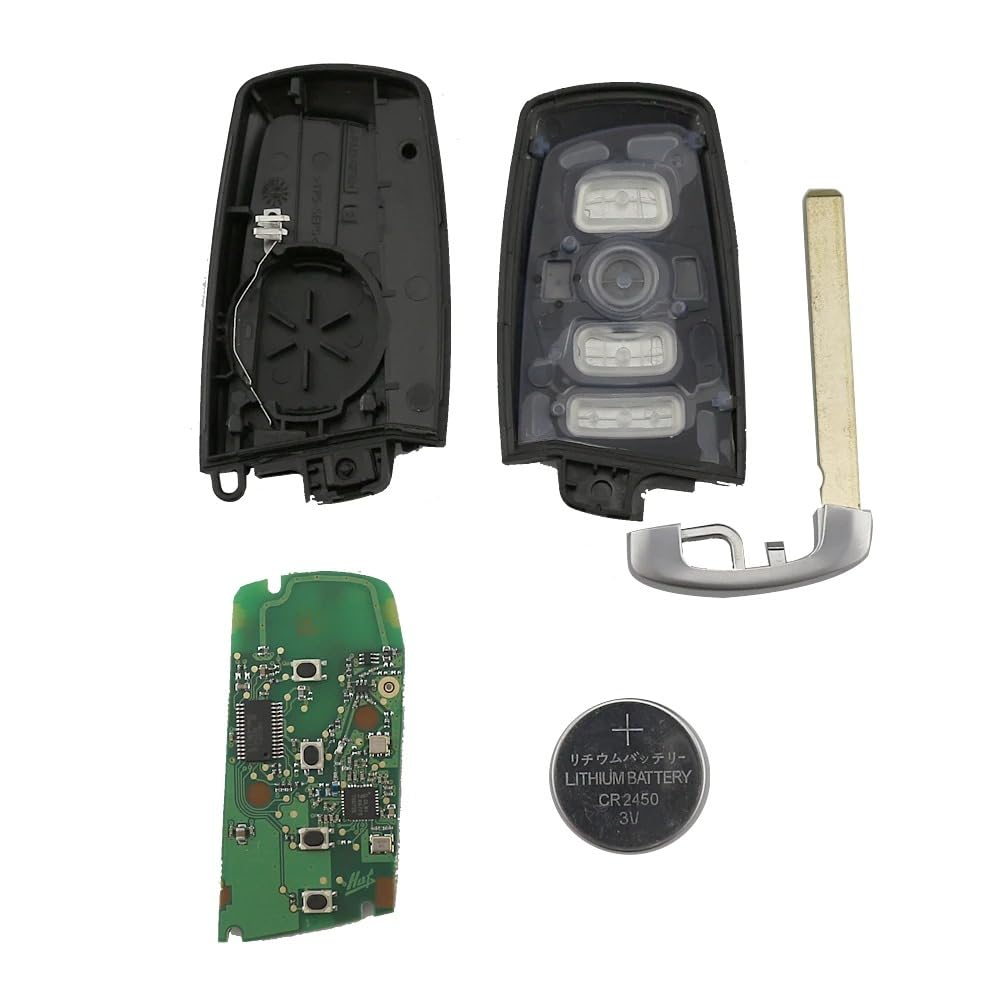 Télécommande BMW Série 1/3/5/7 X1/X3/X5/X6/X7 - Keyless Go, PCF7945, 868MHz (Remplacement)