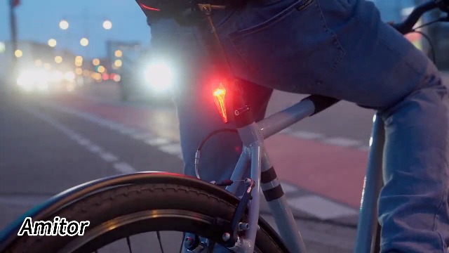 CERFFOOL Fahrrad Rücklicht USB-C Aufladbar Mit Bremslicht – STVZO Zugelassen, IPX6 Wasserdicht