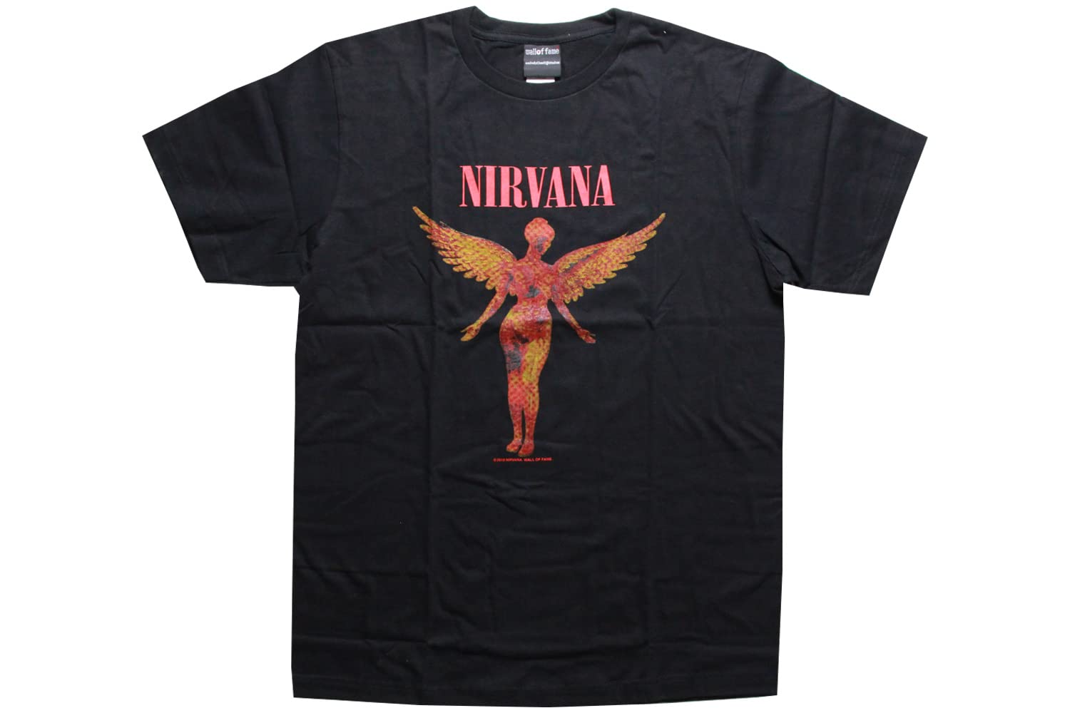 Amazon.co.jp: [wall of fame] ロックTシャツ 半袖 Nirvana
