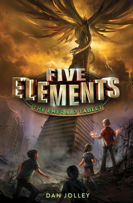 Five Elements #1: The Emerald Tablet: A Thrilling Middle Grade Fantasy Adventure for Kids (Ages 8-12) About Four Friends with Elemental Powers Saving