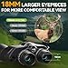 12-36X50 High Powered Zoom Binoculars for Adults - Wozel HD Professional Binoculars with Large Vision - Waterproof Binocular with Low Light for Bird Watching Travel Hunting Sports Cruise Outdoor