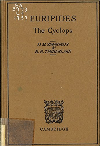 Euripides : The Cyclops B0028C7V3W Book Cover