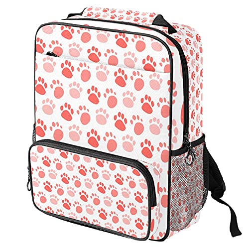 Sac de travail tendance à motif patte rose pour vos trajets quotidiens en ville