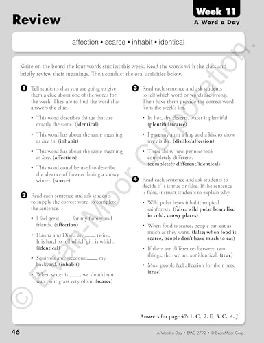 A Word a Day, Grade 2 Teacher Edition - Image 4