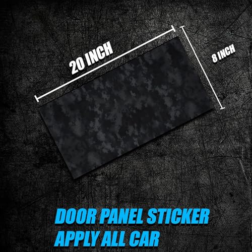 Image of Premium Car Pillar Self-Adhesive Printed Vinyl Sticker, Cool Boy Design, Vehicle Exterior Decor DIY Decal Accessory (O)