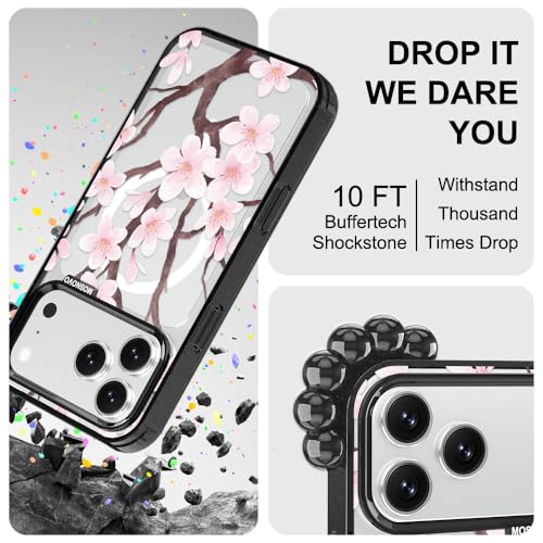 Fini les rayures avec la coque iPhone 17 Pro Max antichoc MagSafe fleur de cerisier - 5