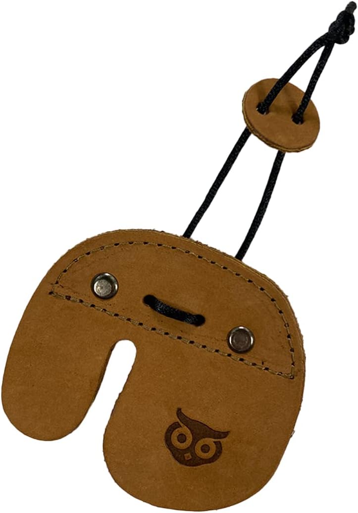 Hide & Drink, Archery Finger Tab, Protect Guard for Recurve Bows, Finger Protector, Shooting Practice Gear Sports & Outdoors, Full Grain Leather, Handmade