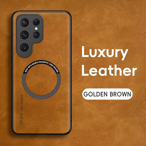 Coque Samsung Galaxy S21 Ultra bleu élégante en cuir et silicone premium