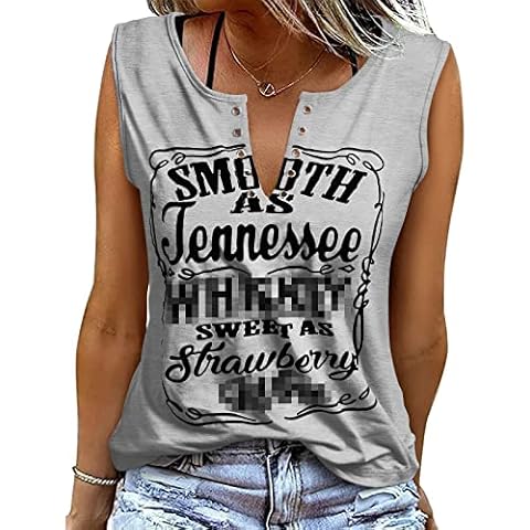 TOMEEK Women's Smooth As Tennessee Tank Top Cover