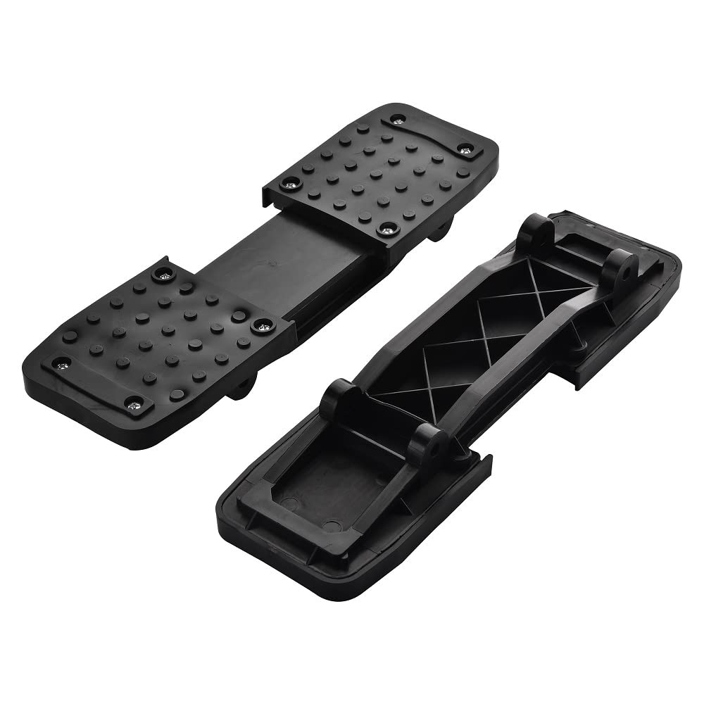 Stilt Sole Anti-slip Pads for Drywall Stilt Sole Replacement Kits, Pair of Rubber Floor Plate Kit,Non-Slip Floor Pads for Construction Painting （Sole