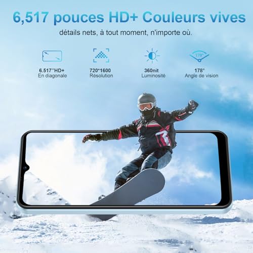 Téléphone portable Android 14 invens Note TK02 résolvant le manque d'espace et de batterie - 2