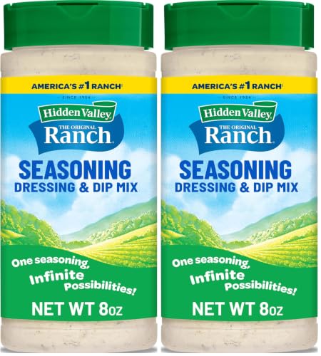 Image of Hidden Valley Original Ranch Salad Dressing & Seasoning Mix, Gluten Free, Keto-Friendly - 1 Canister (Package May Vary) (Pack of 2)