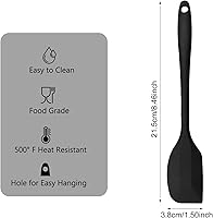 Vista 4 de Juego de ollas de doble caldera de acero inoxidable con espátula de silicona para derretir chocolate, mantequilla, queso 20.3 fl oz+ 54.1 fl oz