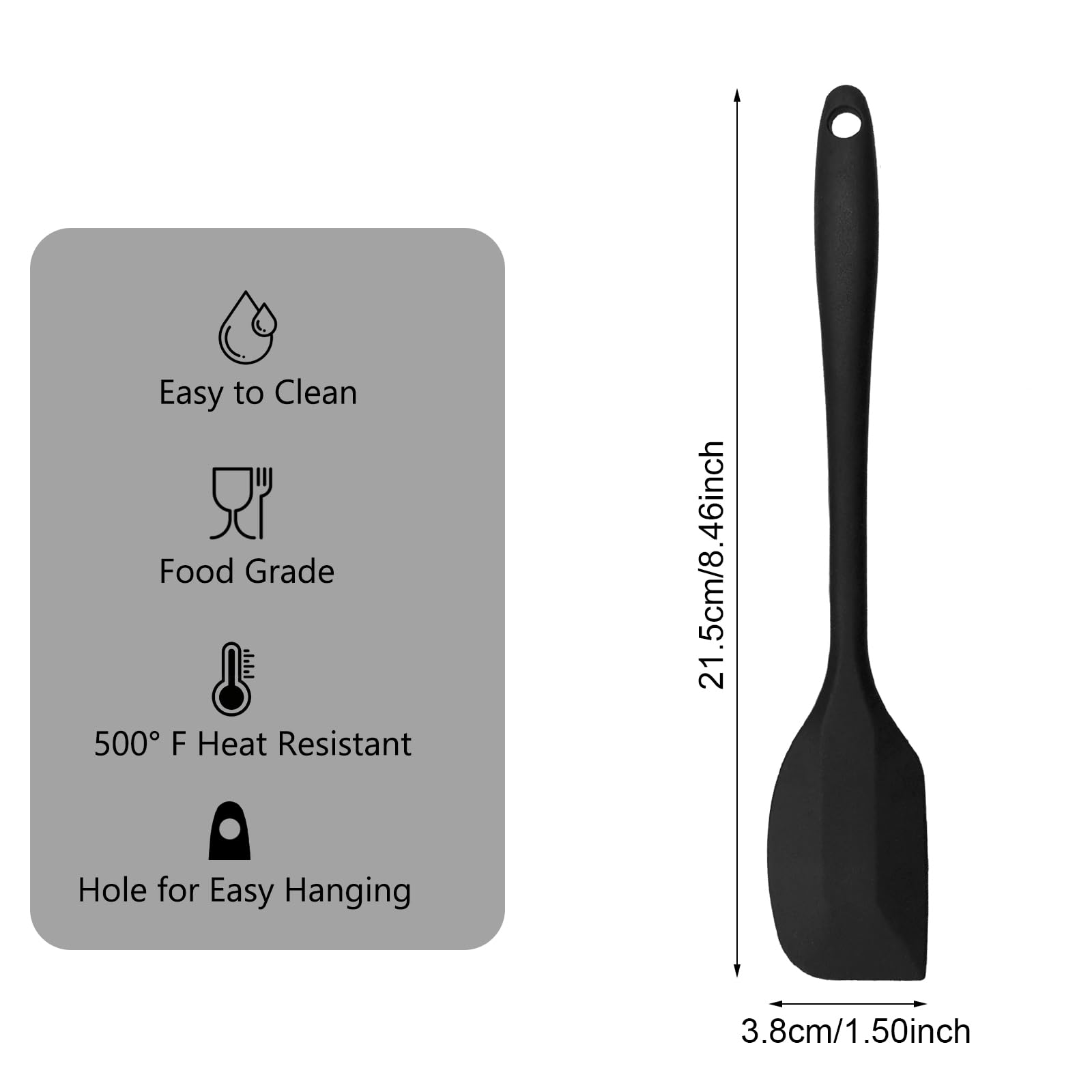 Juego de ollas de doble caldera de acero inoxidable con espátula de silicona para derretir chocolate, mantequilla, queso 20.3 fl oz+ 54.1 fl oz 4